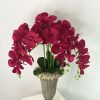 Dirbtinių raudonų orchidėjų kompozicija "Raudona liepsna"